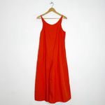 Anthropologie Maeve by Wide-Leg Jumpsuit XS Orange Red Pockets Photo 5