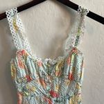 Anthropologie  Ruffled Citrus Eyelet Dress- XXS Photo 5
