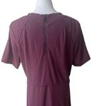 Athleta  Chianti Red En Route Ponte Fit & Flare Tennis Dress, Sz Large Tall Photo 9