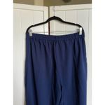 Grace Karin Womens Pants Size 2XL Navy Blue Tapered Ankle Pleated Buttons NEW Photo 3