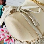 Boutique Striped Frilly Crop Top Photo 5