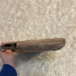 Dove Vintage Mushroom Brown Gold Elegant Suede Women's Handbag Bag Purse Photo 6