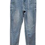 Insane Gene Light Wash Cotton Raw Hem Straight Jean Size 0/23 Blue Photo 0