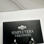 Simply Vera, Vera Wang Simply Vera Vera Wang Green Rhinestone & Gunmetal Pierced Earrings NWT Photo 1