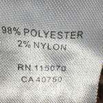 Nina Leonard  Crochet Cardigan Brown 2X Open Weave Short Sleeve Button Front Photo 5