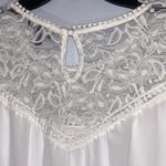 Luxology ‎ Ivory Lace Long Sleeve Dress Size 10 Mini Photo 5