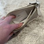 Coach  F53340 Pebbled Leather Large Chain Wristlet  Phone Purse Ivory/Cream NWT Photo 7