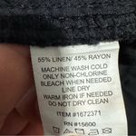 Briggs New York Briggs Women‎ Black Linen Blend Loose Fit Relaxed Fit Elastic Band Pants Size L Photo 11