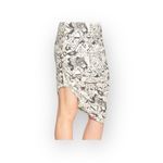 Pam & Gela new ✲ Asymmetric Drape Print Mini Skirt ✲ Hazy Stone Print ✲ Small Photo 8