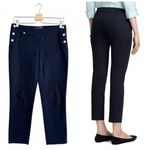 Brooks Brothers 346  Navy Sailor Nautical Natalie Fit Pants Size 4 Photo 1