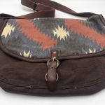 Lucky Brand  Messenger Crossbody Bag Purse Handbag Brown Earth Tones Photo 2