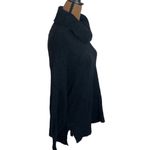 Anthropologie Paloma Cowl neck plush oversized balloon sleeve sweater black sz S Photo 3