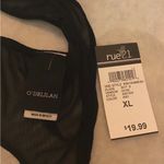 Rue 21 Black Strappy Lace Back Peplum Style, Size XL Photo 3