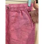 C&C California  Drawstring Linen Pull On Sweat Shorts Pink Women's Size Medium Photo 3