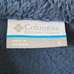 Columbia  NWOT Fleece Sherpa Teddy Jacket Zip Front S Dusty Blue Soft Outdoors Photo 3