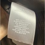 Liz Claiborne  Brown Plaid Double Breasted Cropped Cotton Peacoat Womens XL Photo 8