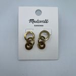 Madewell NWT New To The Market Link Dangle Brass Earrings Photo 3