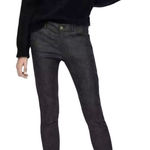 ZARA  Z1975 Snakeskin Printed Denim Jeans Pants Waxed Finish 4 X‎ 26 Photo 0