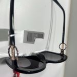 Emilio Pucci 58mm Butterfly Sunglasses Shiny Black Smoke Photo 10