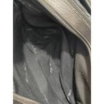 Etienne Aigner Vintage Black Leather Crossbody Bag Gold Medallion 80s 90s Photo 5