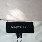 Majorelle  Chrissa Mauve‎ Pink Ditsy Floral Ruffle Blouse Crop Vneck Revolve Sz M Photo 2