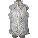 Burton  Womens off white confetti Polka Dot Command Jacket Vest S Photo 1