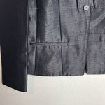 Hugo Boss BOSS Blazer Womens 2 Black One Button Business Formal Jacket Metallic Photo 6