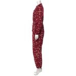 Ulla Johnson Delphine Burgundy Floral Printed Scoop Neck Jumpsuit Size 2 NEW Photo 4