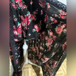 No Boundaries  Black Floral Skort Photo 2