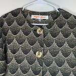 Virginia Johnson Jacket Dress Mermaid Fish Scales Black Gray XS EUC #VEG Photo 1