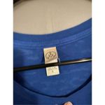 Alternative Apparel  Blue Baseball Short Sleeve Shirt Size Small Photo 4