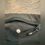 Lululemon  Olive Green Cropped Leggings Side Zip Pockets Size 8 Photo 4