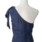 J.Crew One Shoulder Linen Shift Dress Photo 6