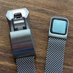 Fitbit Alta fitness tracker band stainless Milanese loop Photo 2