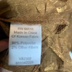 Coldwater Creek  Rust Sheer Metallic Copper Sz Medium Photo 8