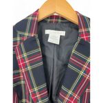 Charlotte Russe Charlette Russ | S | Women's Plaid Blazer Holiday Jacket Red Green Photo 1