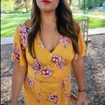 Somedays Lovin women’s Searing Soul yellow floral midi dress XS extra small Photo 10
