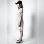 Zadig & Voltaire  Roll Cotton White Lace Mini Dress with Pockets Size Small‎ Photo 2