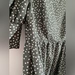 O.P.T. Green & White Polka Dot Papin Cottagecore Modest Midi Dress Size XS Photo 6