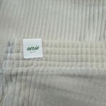 Aerie Groove On Medium Ribbed Corduroy Flare Pull On Velour Pants NEW in Cream Photo 5