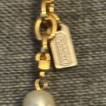 Coach Long Rhinestones And Pearls Necklace Photo 4