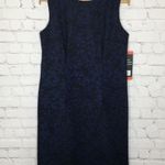 Mario Serrani Black & Blue Dress Photo 1