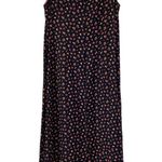 Vintage Cottagecore April Cornell Flax Blend Ditsy Floral Grunge Maxi Dress Sz M Black Size M Photo 7