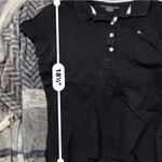 Tommy Hilfiger  Classic Black Polo Shirt Size M Photo 6