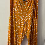 ASOS  Orange Flared Ruffle Hem Polka Dot Pants  20 Twee Coconut Girl Dopamine Photo 0