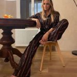 ZARA  Sequin Flare Pants Sold Out Online! Size Medium Photo 3