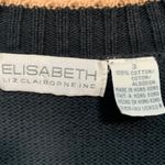 Vintage 90s Black Southwestern Knit Cardigan Sweater Geometric Vneck Plus Size Size XXL Photo 7