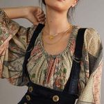 Anthropologie Corduroy Buttoned Pinafore Jumpsuit Photo 0