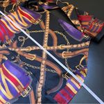 Ralph Lauren ✨ Lauren  Vintage Women’s Equestrian Gold Chain Long Sleeve PM Photo 9