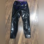 Nwot carbon38 high rise latex legging small $98 athletic yoga spring casual goth Black Photo 7